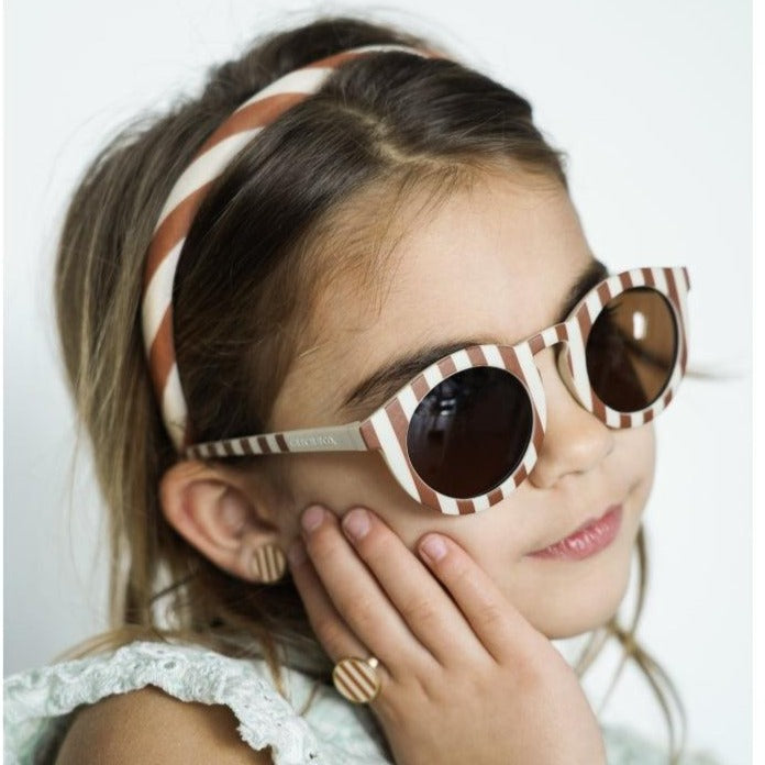 GRECH & CO. Enamel Rings-Kids set of 2 pairs Jewelry Stripes