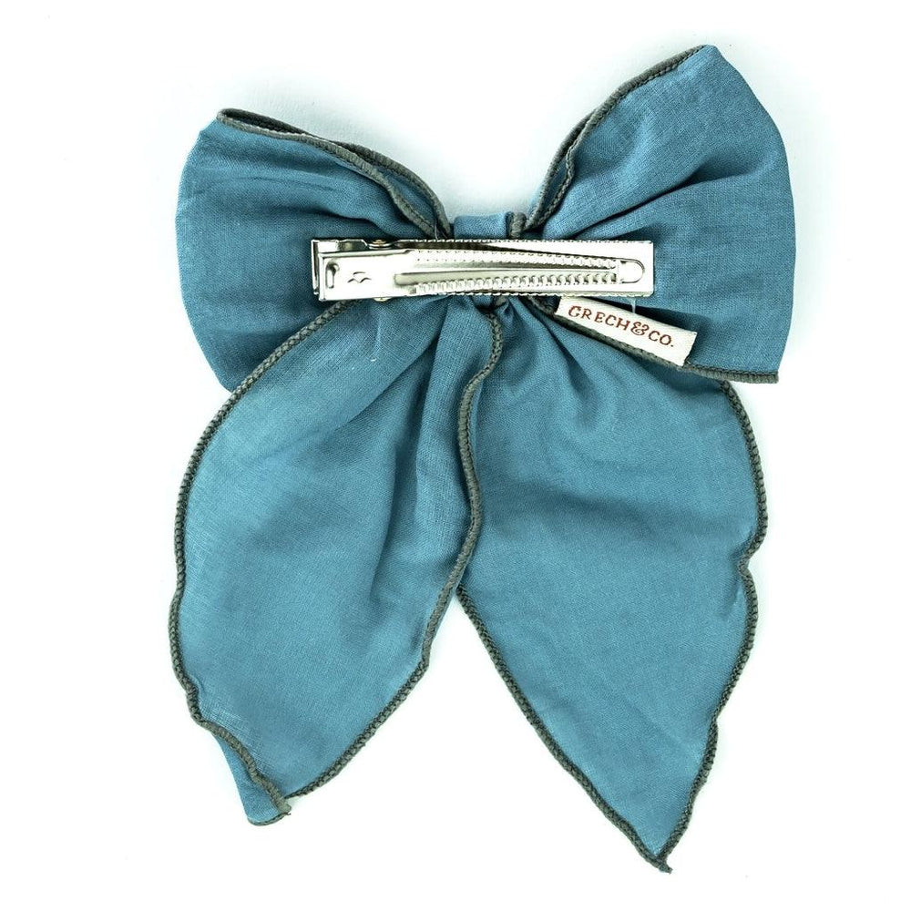 GRECH & CO. Fable Bow-Large Size Hair accessories Laguna+Bog