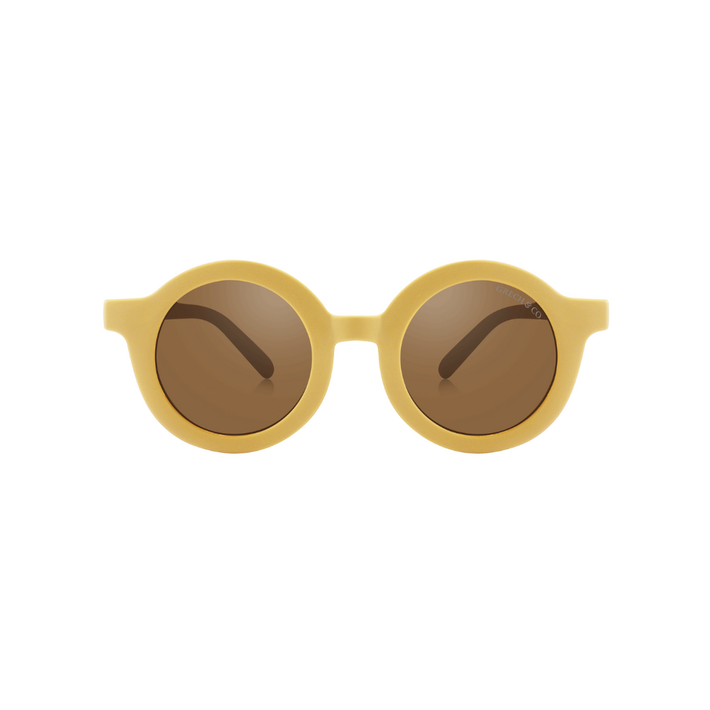 Original Round  Bendable & Polarized Sunglasses - Mellow Yellow — GRECH &  CO.