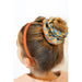 GRECH & CO. Hair Scrunchie Set of 2 Hair accessories Checks  Laguna + Wheat