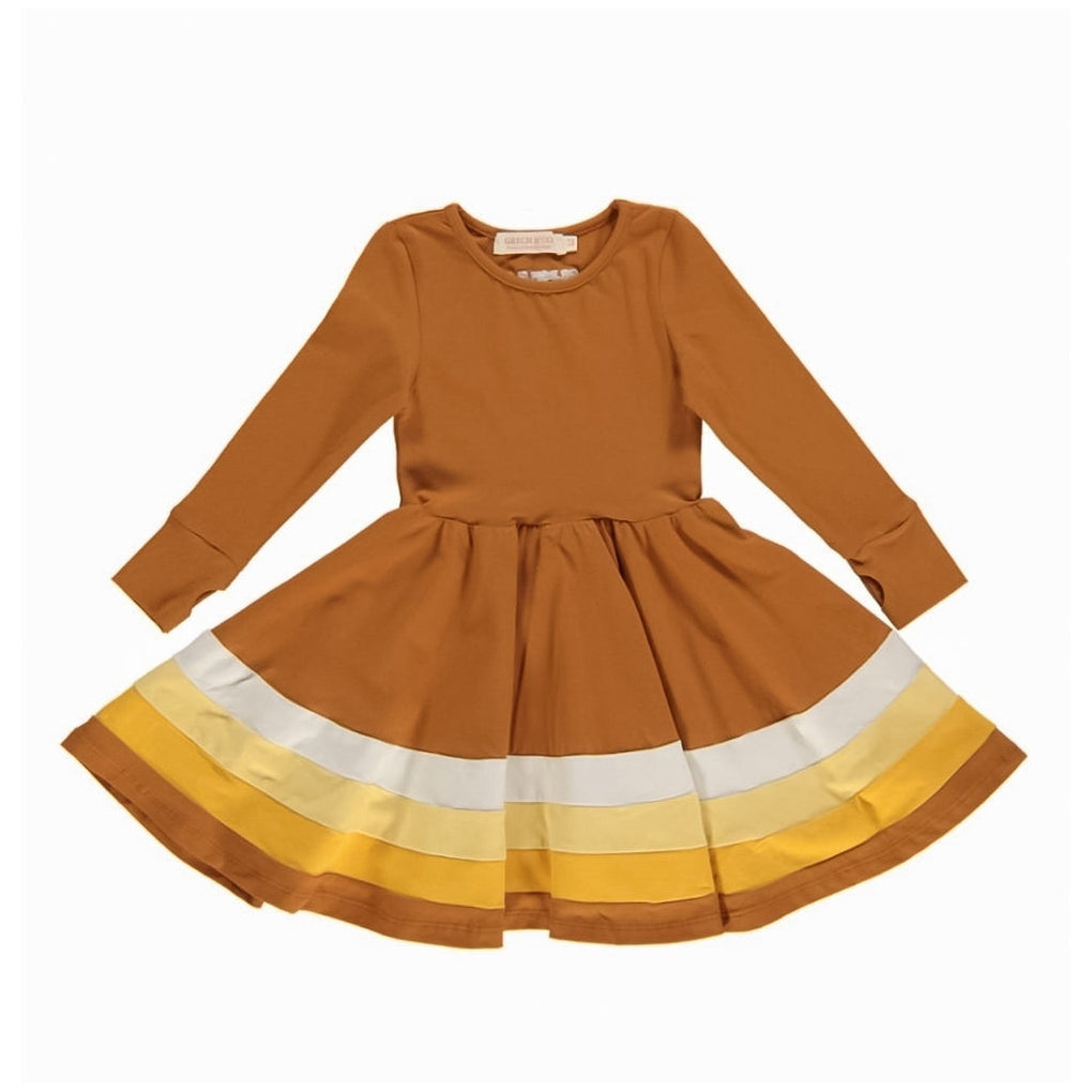 Ralphie Long Sleeve Twirl Dress
