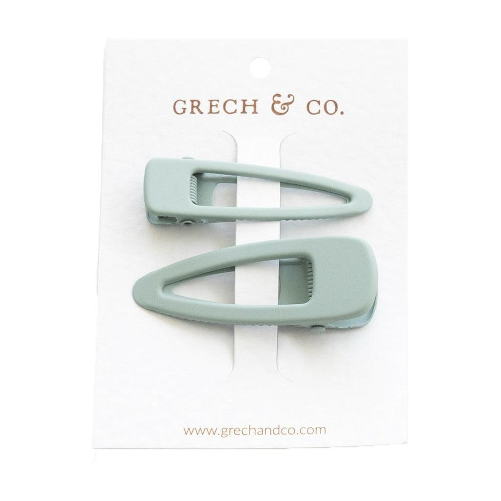 GRECH & CO. Matte Clips Set of 2 Hair clips Light Blue
