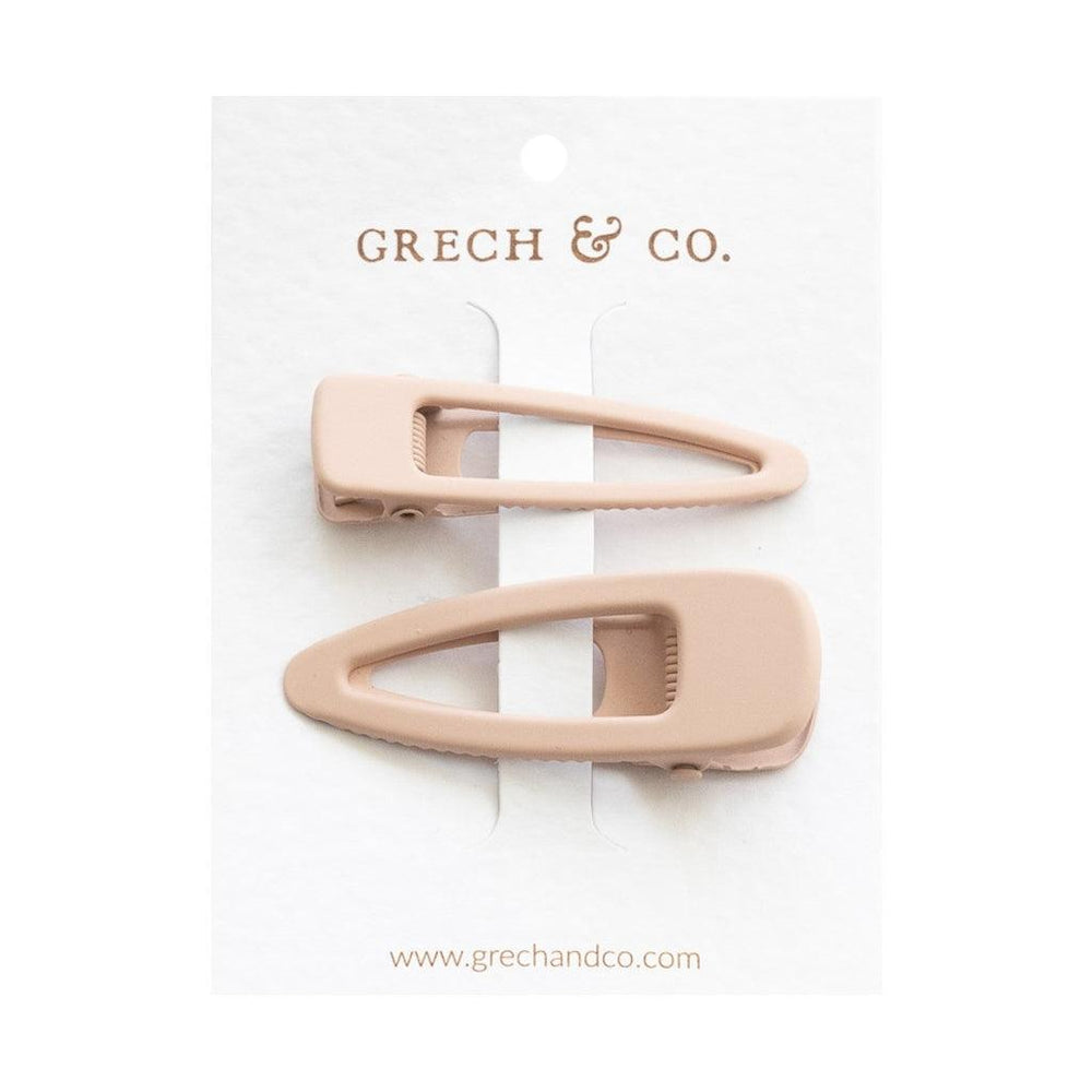 GRECH & CO. Matte Clips Set of 2 Hair clips Shell