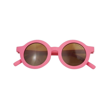 GRECH & CO. Original Round | Bendable & Polarized Sunglasses Sunglasses Bubble Gum