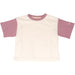 GRECH & CO. Oversized T-Shirt | GOTS Clothing Creamy White, Mauve Rose