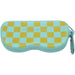 GRECH & CO. Pattern Sunglasses Case Sunglass Cases Checks  Laguna + Wheat