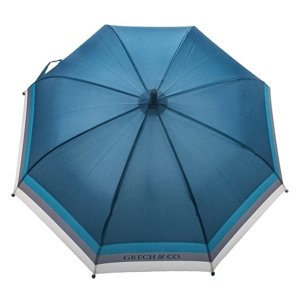 GRECH & CO. Rain + Sun Umbrella Umbrellas Desert Teal Ombre