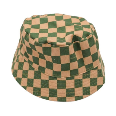 GRECH & CO. Reversible Bucket Hat Hats Checks  Sunset  + Orchard
