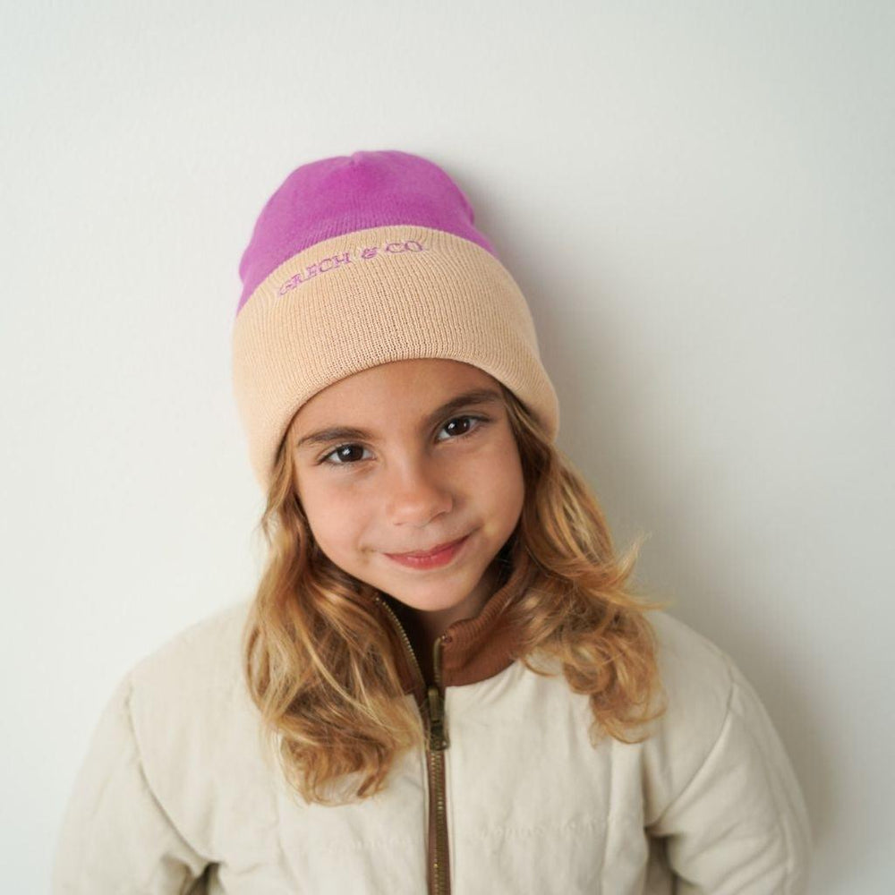 GRECH & CO. Reversible Knit Hat Hats Oat+Aster