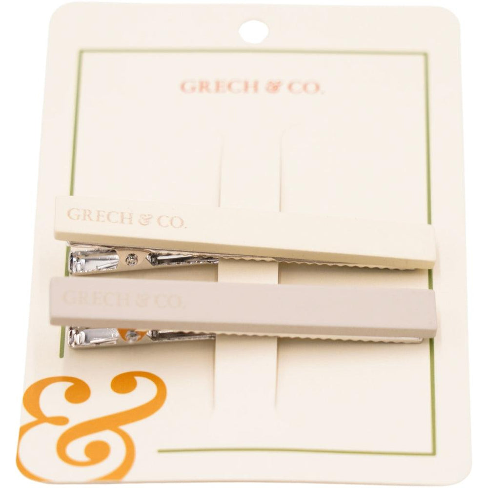 GRECH & CO. Set of 2 - 2 Toned Hair Clips Hair clips Atlas