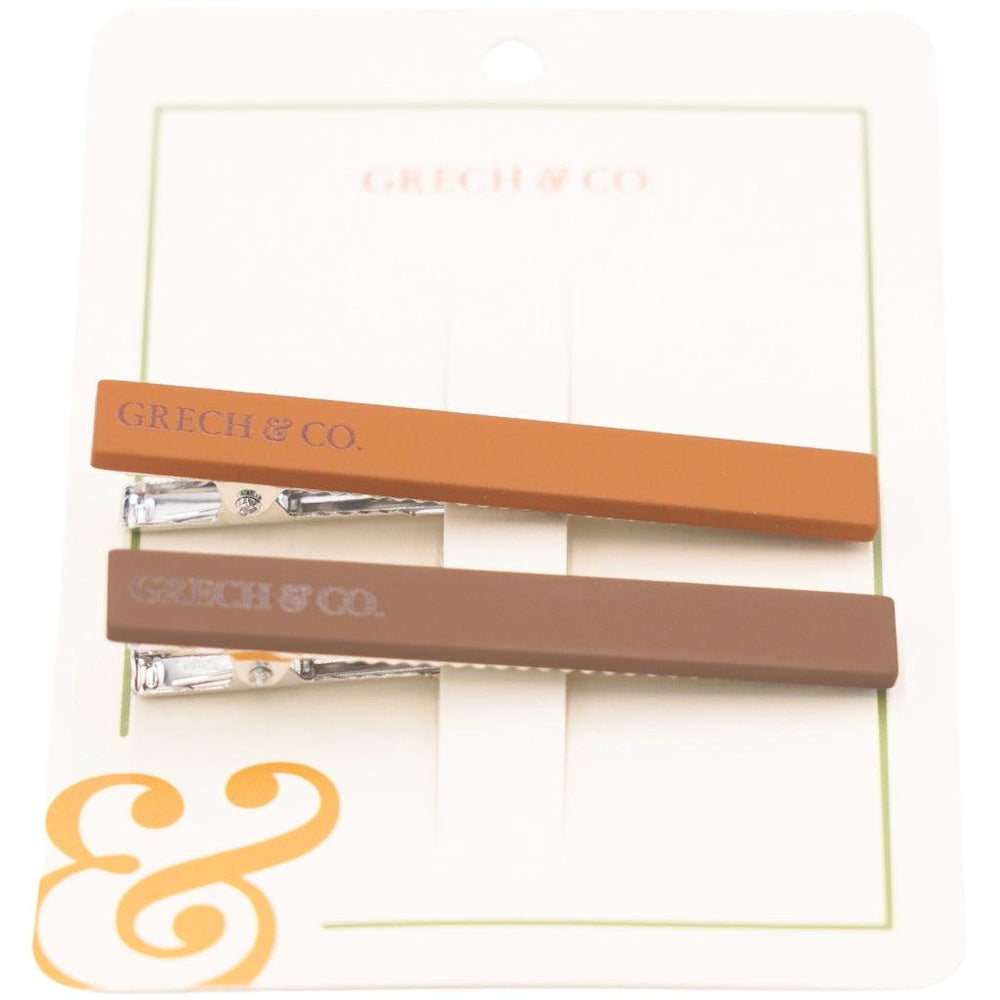 GRECH & CO. Set of 2 - 2 Toned Hair Clips Hair clips Tierra