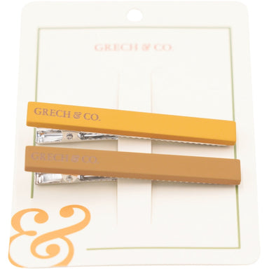 GRECH & CO. Set of 2 - 2 Toned Hair Clips Hair clips Wheat