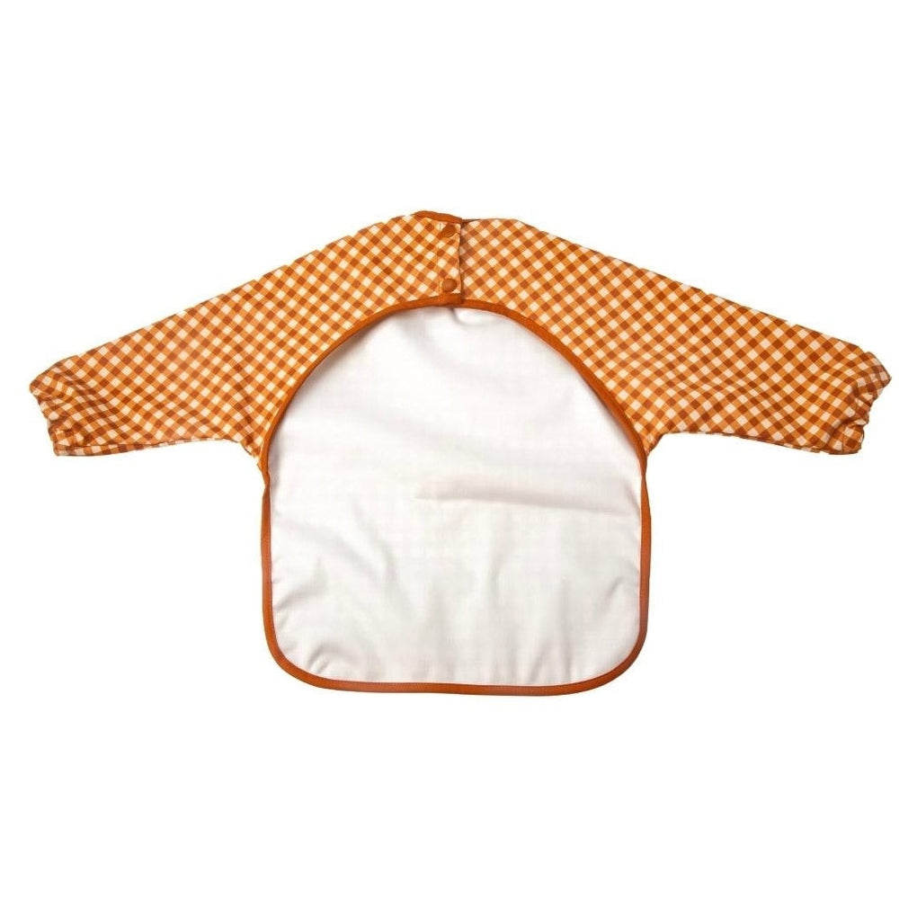 Texas Smocked Gingham Bib