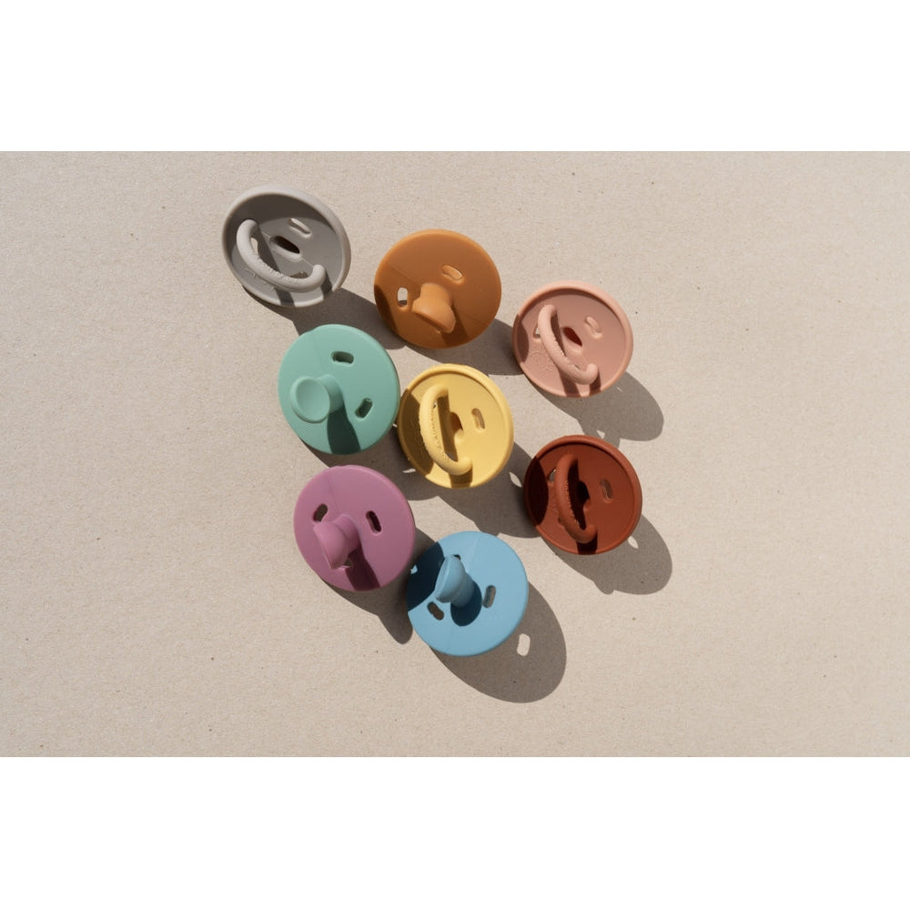 GRECH & CO. Soother Pacifier | Color Splash Collection Pacifier Heather Rose