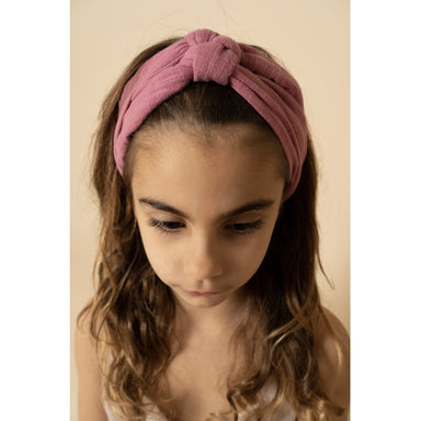 GRECH & CO. Top Knot | Headband Hair accessories Mauve Rose
