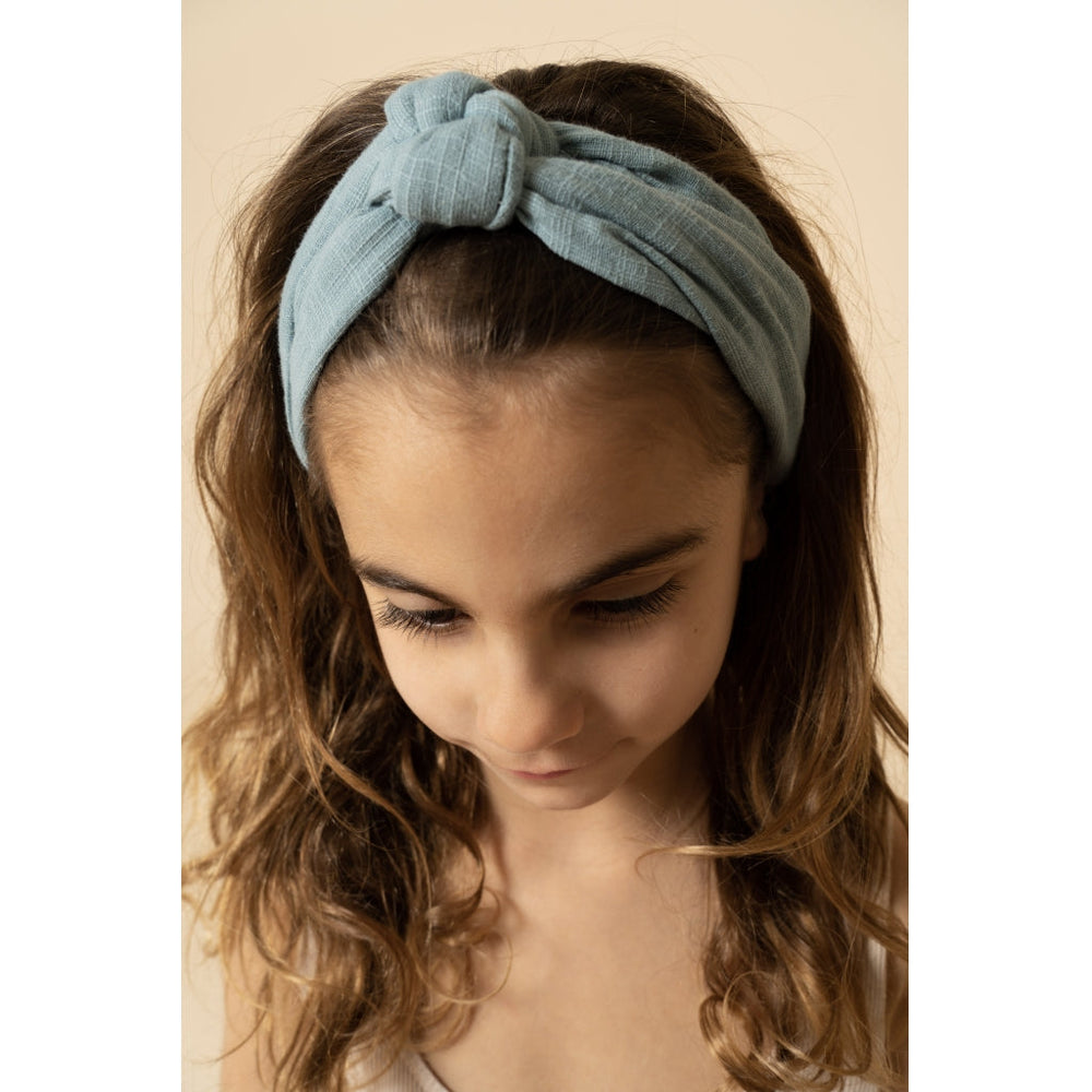 GRECH & CO. Top Knot | Headband Hair accessories Sky Blue