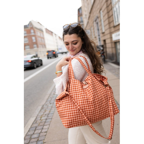 GRECH & CO. Tote Bag Bag Sunset Gingham