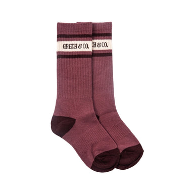 GRECH & CO. Tube Socks Socks Heather Rose