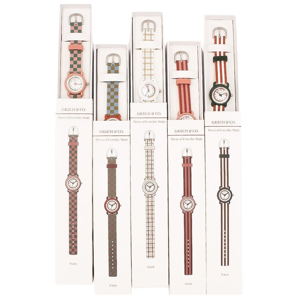 GRECH & CO. Watches Watches Stripes Sunset + Tierra